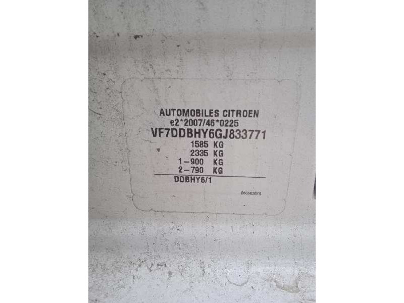 citroën c-elysée del año 2016