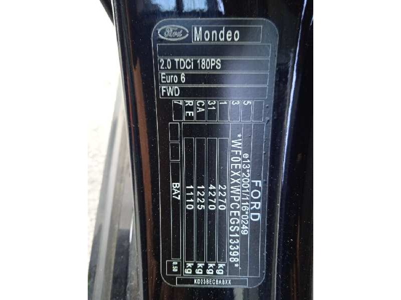 ford mondeo lim. del año 2017