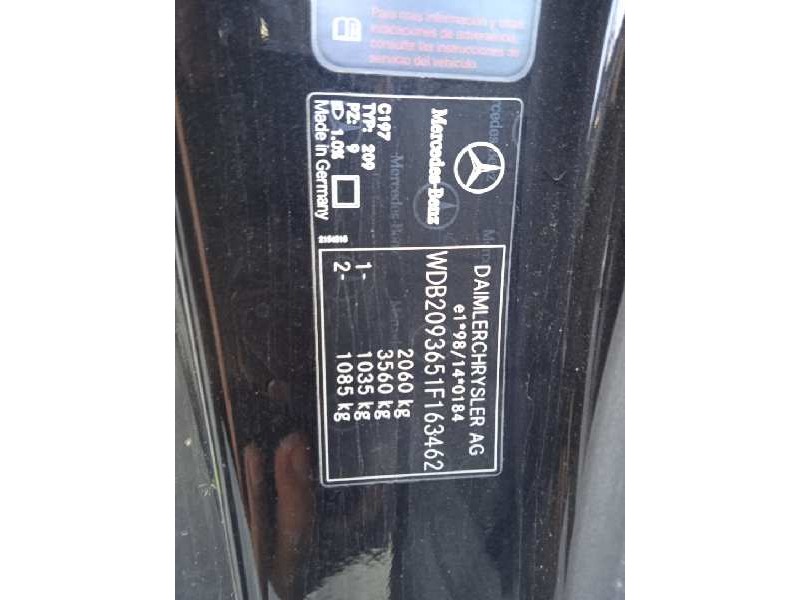 mercedes-benz clase clk (w209) coupe del año 2005