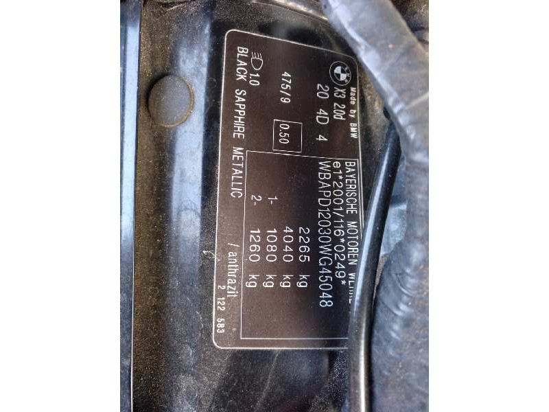 bmw x3 (e83) del año 2006