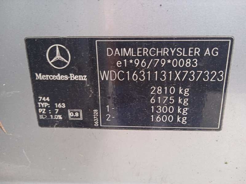 mercedes-benz clase m (w163) del año 2000