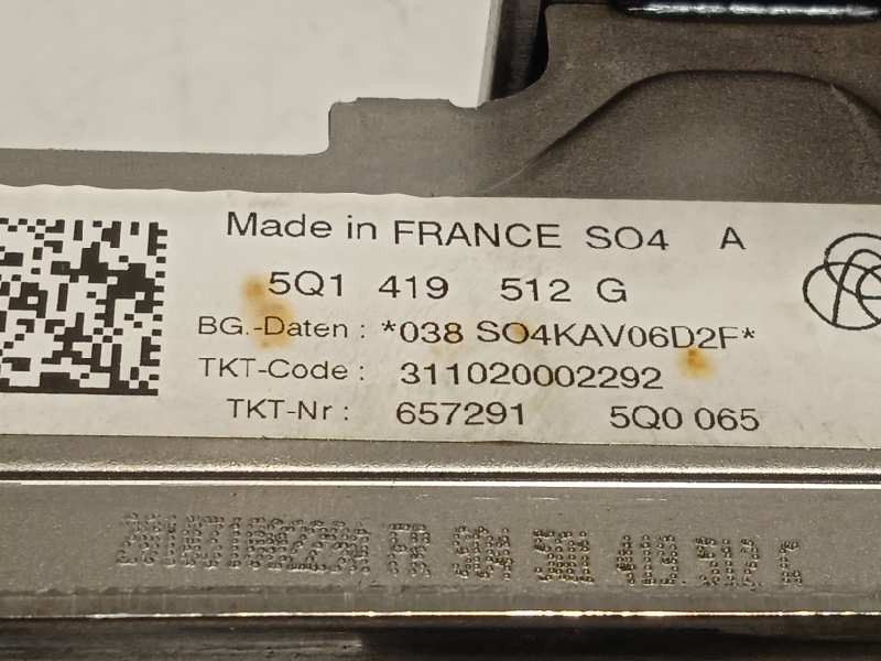 Recambio de columna direccion para volkswagen t-roc advance referencia OEM IAM 5Q1419512G  