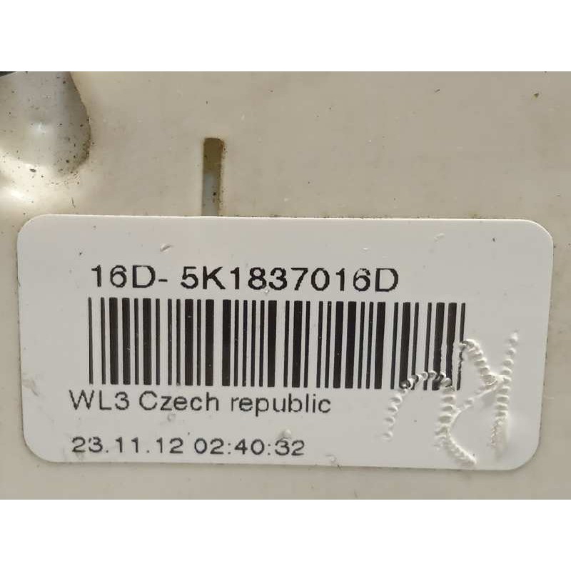 Recambio de cerradura puerta delantera derecha para volkswagen polo (6r1) 1.6 tdi dpf referencia OEM IAM 5K1837016D  