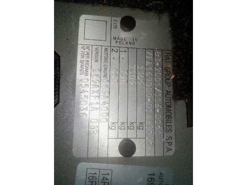 fiat panda (169) del año 2011