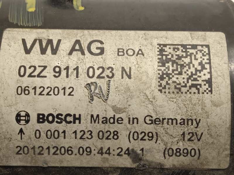Recambio de motor arranque para volkswagen polo (6r1) 1.6 tdi dpf referencia OEM IAM 02Z911023N  0001123028