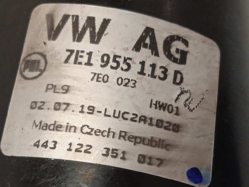 Recambio de motor limpia delantero para volkswagen t6.1 caravelle (sh) referencia OEM IAM 7E1955113D  