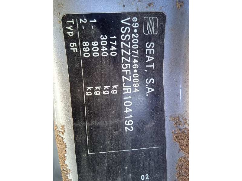 seat leon (5f1) del año 2018