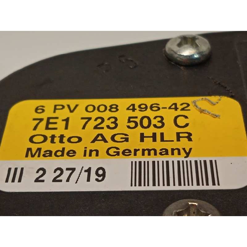Recambio de potenciometro pedal para volkswagen t6.1 caravelle (sh) referencia OEM IAM 7E1723503C  
