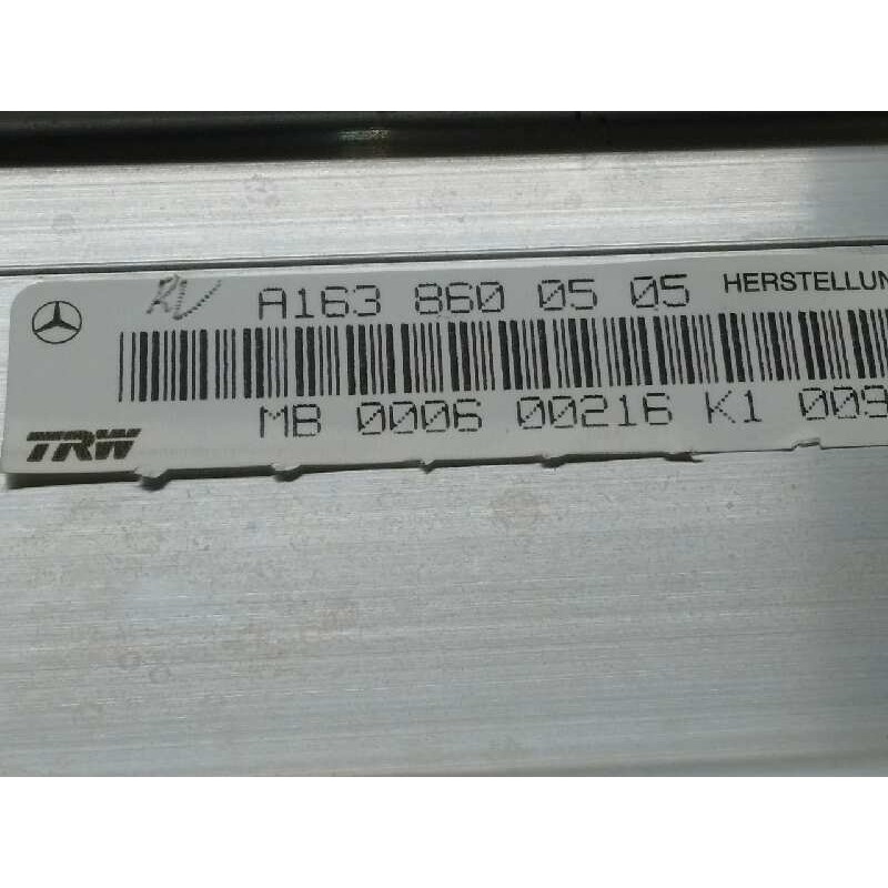 Recambio de airbag delantero derecho para mercedes-benz clase m (w163) 270 cdi (163.113) referencia OEM IAM A1638600505  