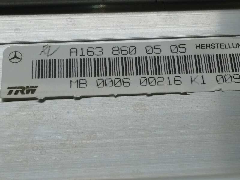 Recambio de airbag delantero derecho para mercedes-benz clase m (w163) 270 cdi (163.113) referencia OEM IAM A1638600505  