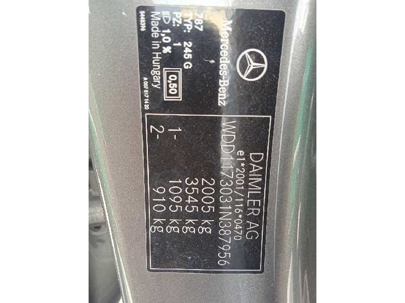 mercedes-benz clase cla (w117) del año 2016