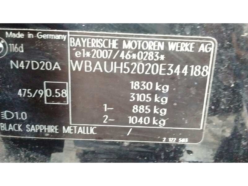 bmw serie 1 berlina (e81/e87) del año 2010