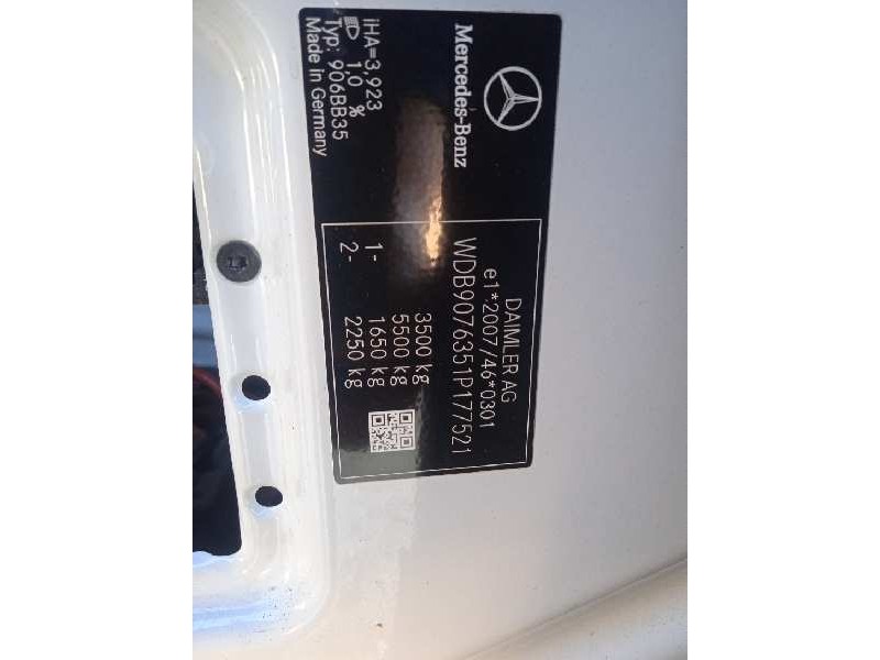 mercedes-benz sprinter iii furgón fwd del año 2019