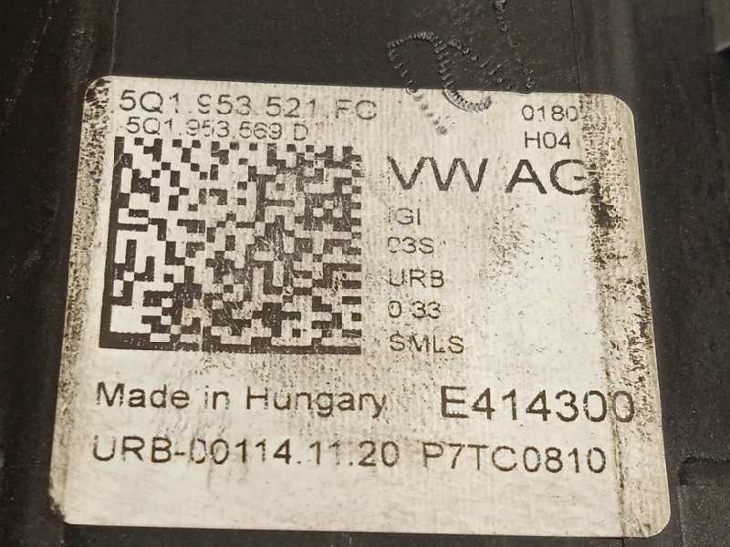 Recambio de mando intermitentes para volkswagen t-roc advance referencia OEM IAM 5Q1953521FC  5Q1953502AA