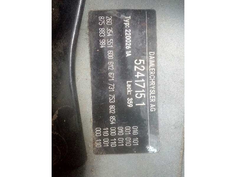 mercedes-benz clase s (w220) berlina del año 2001