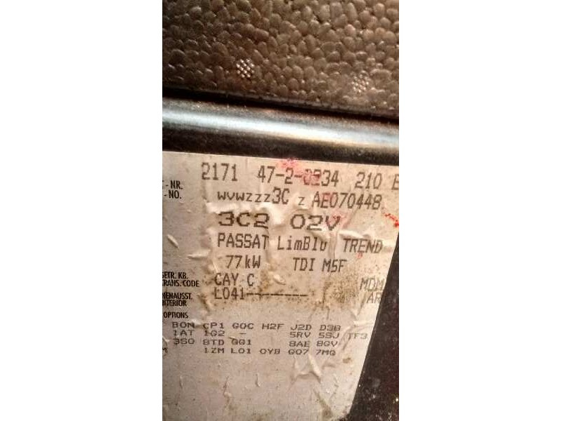 volkswagen passat berlina (3c2) del año 2009