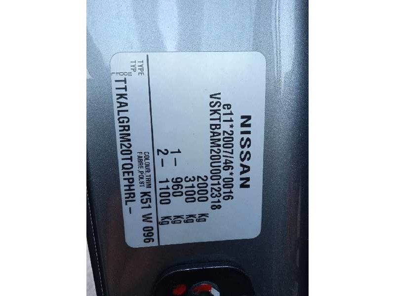 nissan nv 200 (m20) del año 2010