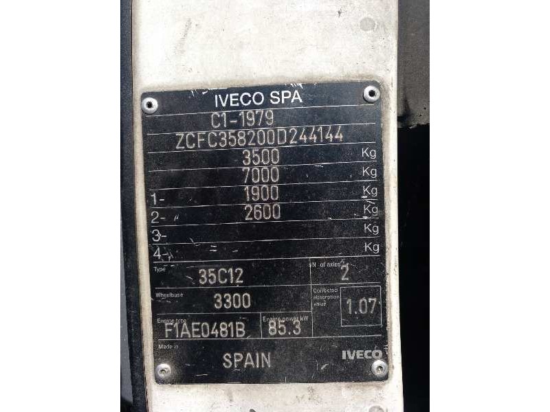 iveco daily caja cerrada (1999 =>) del año 2004