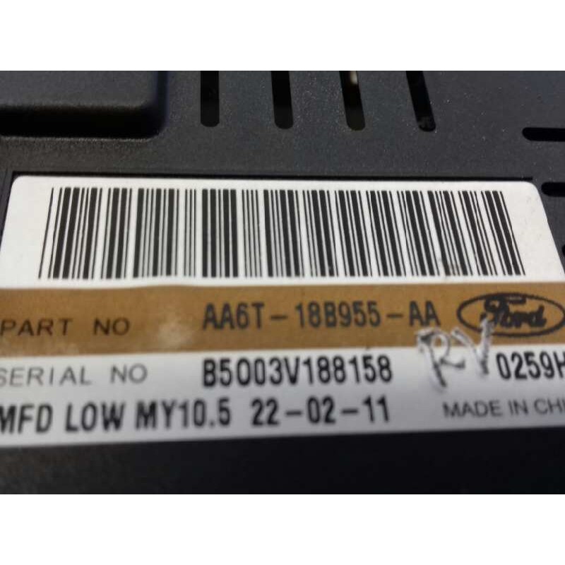 Recambio de pantalla multifuncion para ford fiesta (cb1) trend referencia OEM IAM AA6T18B95AA B5O03V188158 1766039