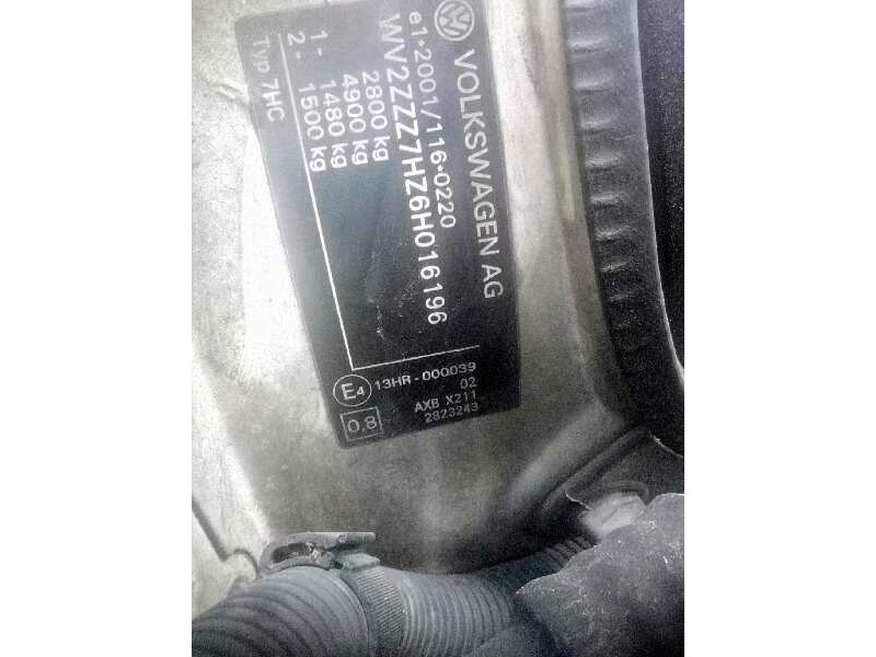 volkswagen t5 transporter/furgoneta del año 2005