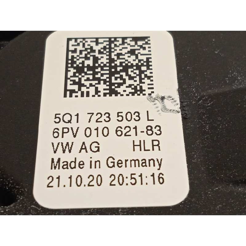 Recambio de potenciometro pedal para volkswagen t-roc advance referencia OEM IAM 5Q1723503L  6PV01062183