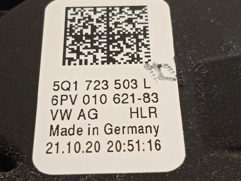 Recambio de potenciometro pedal para volkswagen t-roc advance referencia OEM IAM 5Q1723503L  6PV01062183