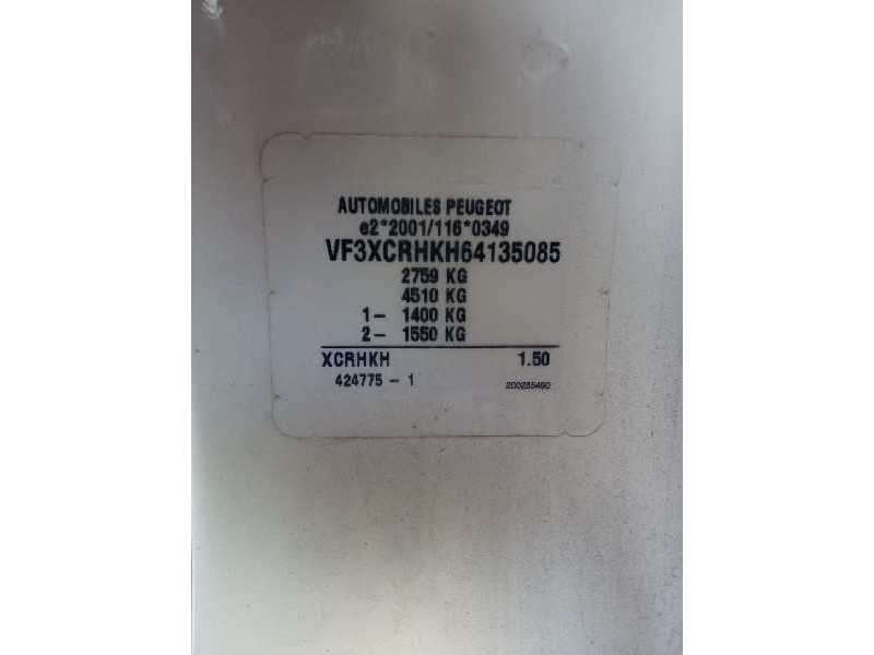 peugeot expert kasten del año 2009