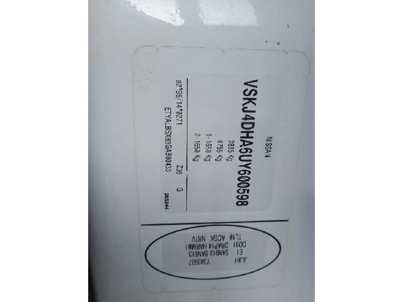 nissan primastar (x..) del año 2007