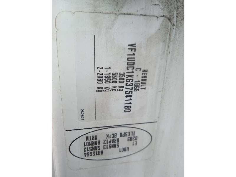 renault master ii ph. 2 pritsche/fgst del año 2007