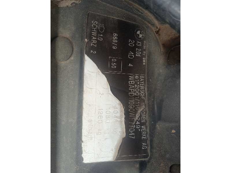 bmw x3 (e83) del año 2006