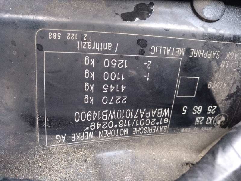 bmw x3 (e83) del año 2005