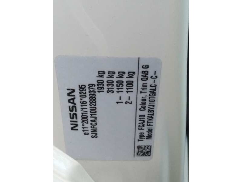 nissan qashqai (j10) del año 2014