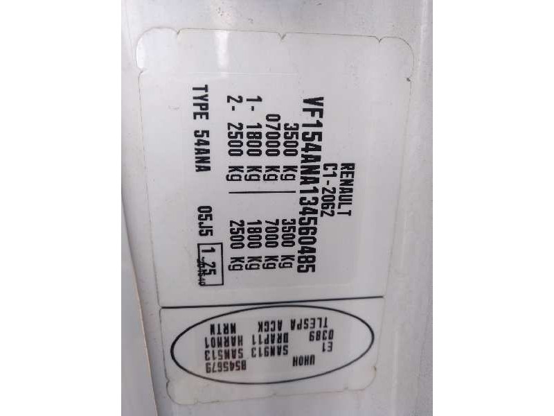 renault master maxi ii phase 2 caja cerrada del año 2005