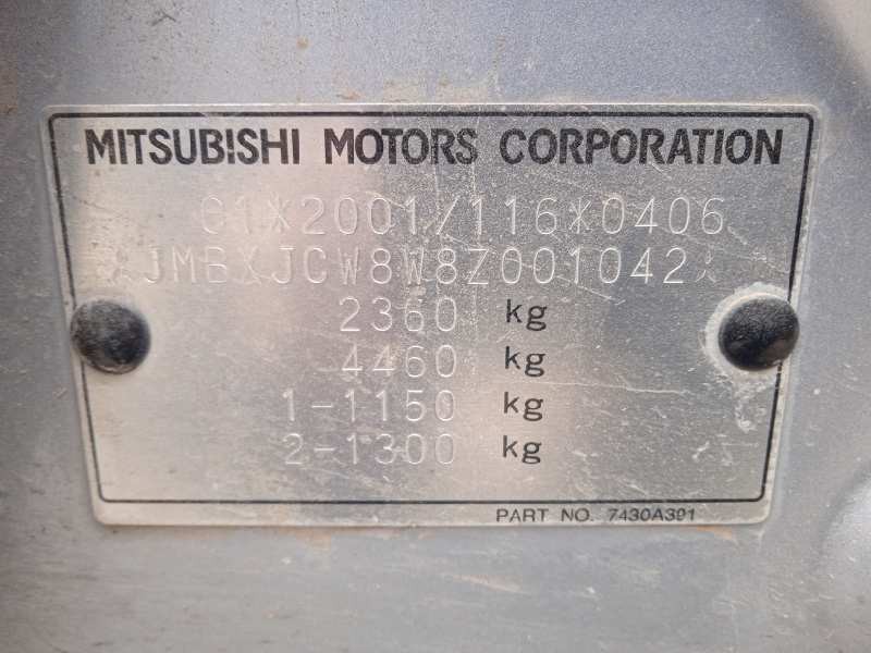 mitsubishi outlander (cw0) del año 2008