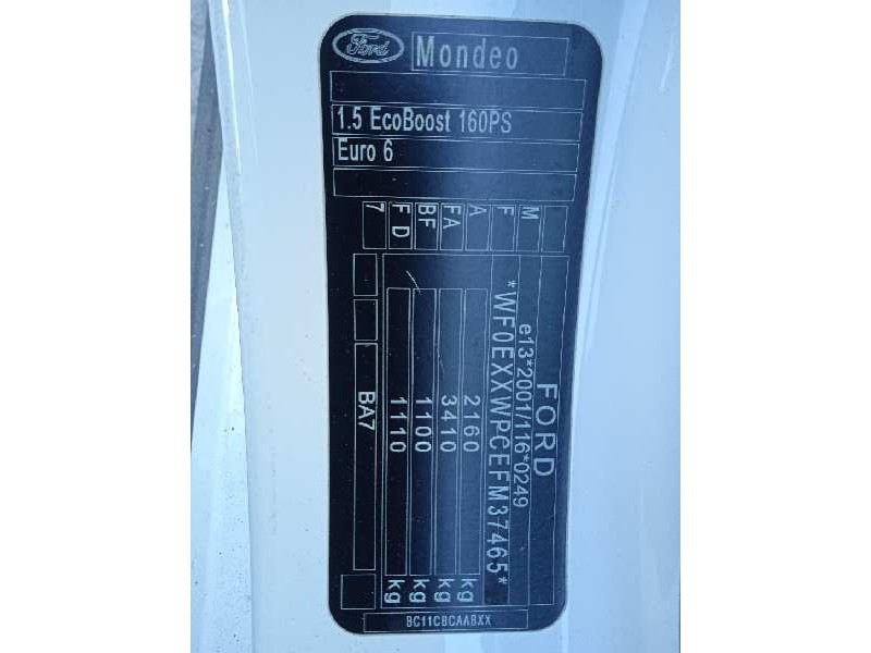 ford mondeo lim. del año 2016