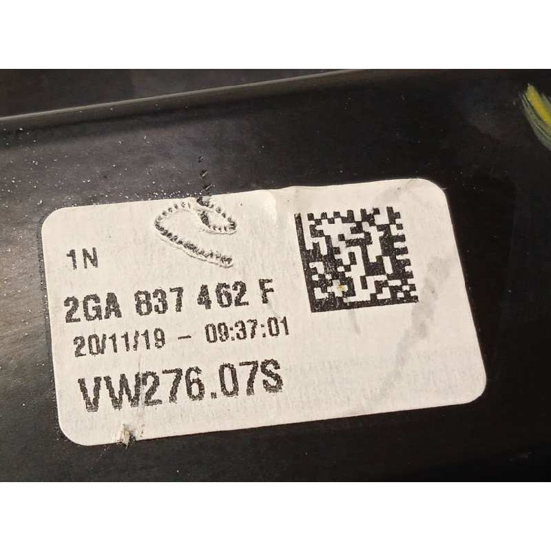Recambio de elevalunas delantero derecho para volkswagen t-roc advance referencia OEM IAM 2GA837462F  5Q959801A