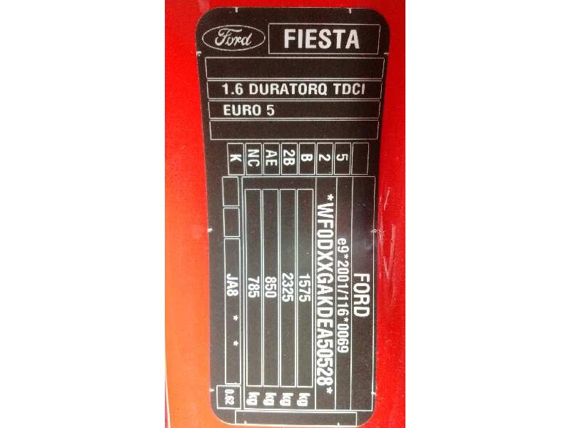 ford fiesta (ccn) del año 2014