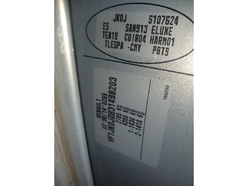 renault espace iv (jk0) del año 2004