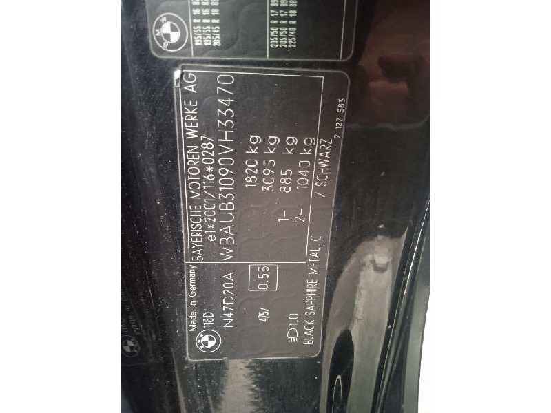 bmw serie 1 berlina (e81/e87) del año 2007