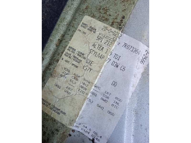 seat altea (5p1) del año 2007