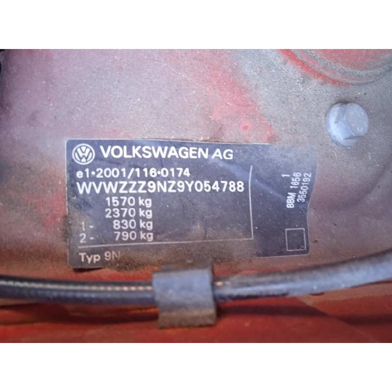 volkswagen polo (9n3) del año 2008