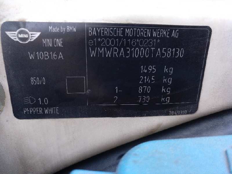 bmw mini (r50,r53) del año 2004