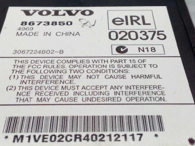 Recambio de sistema audio / radio cd para volvo xc90 d5 (7 sitze) referencia OEM IAM 8673850  