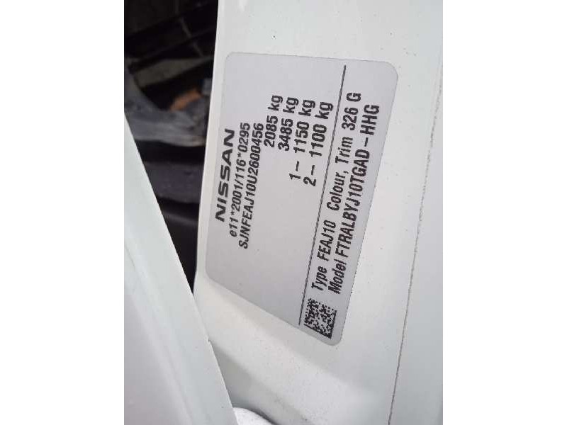 nissan qashqai (j10) del año 2012