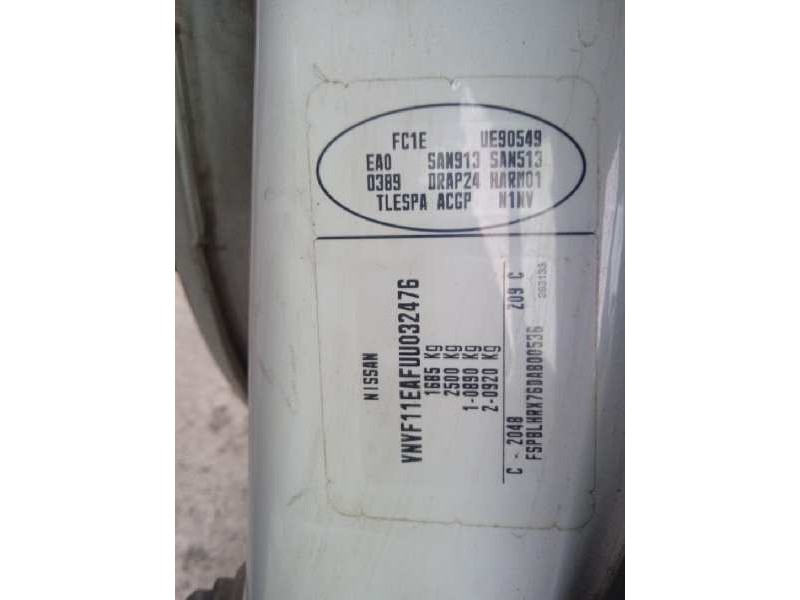 nissan kubistar (x76) del año 2009