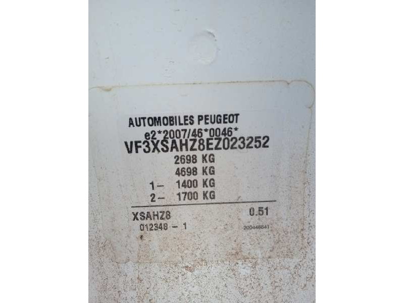 peugeot expert kasten del año 2014