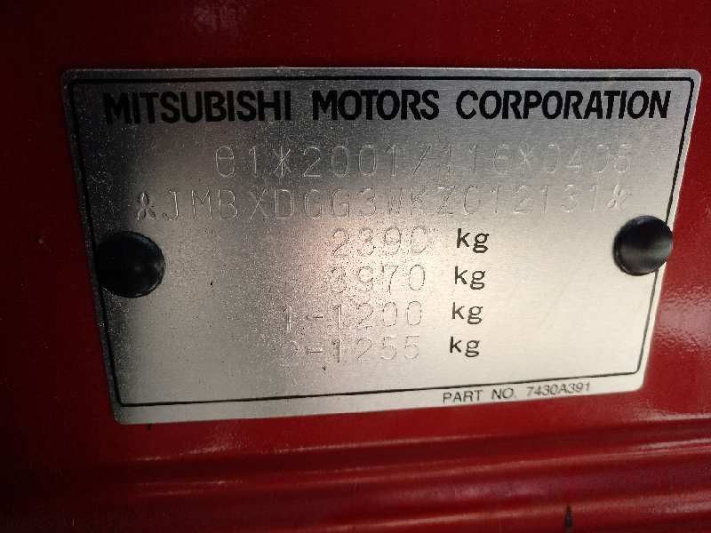 mitsubishi outlander (gf0) del año 2019