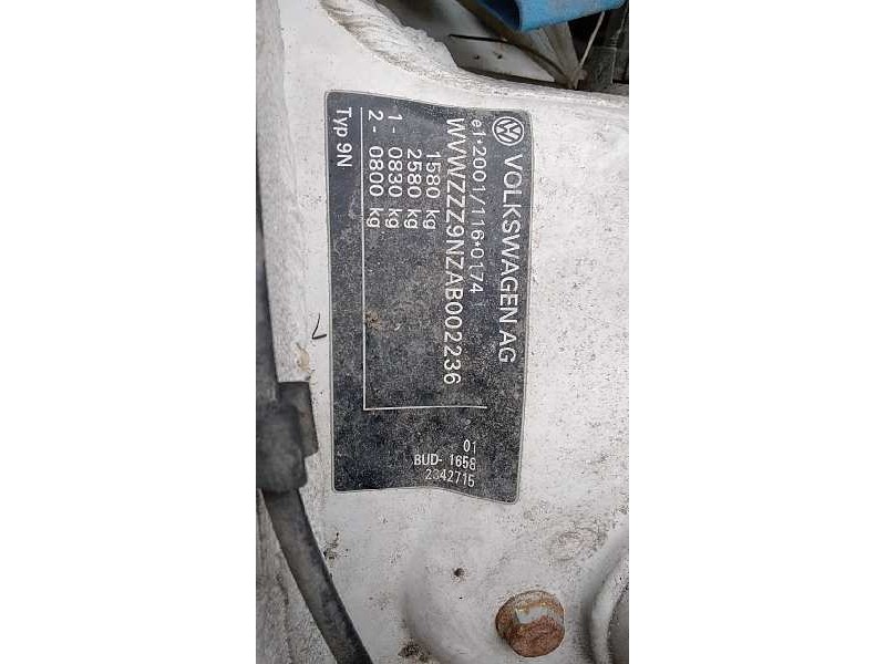 volkswagen polo (9n3) del año 2009