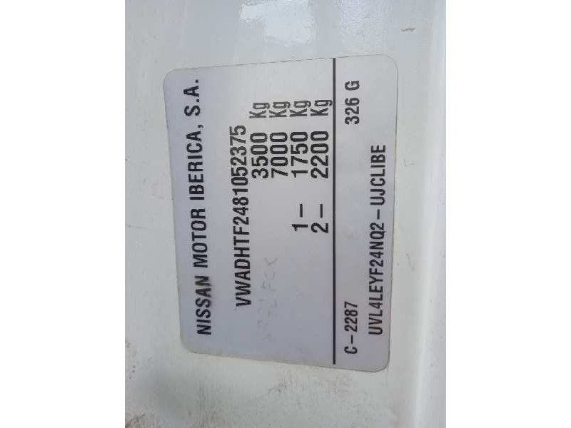 nissan cabstar 09.06 del año 2008