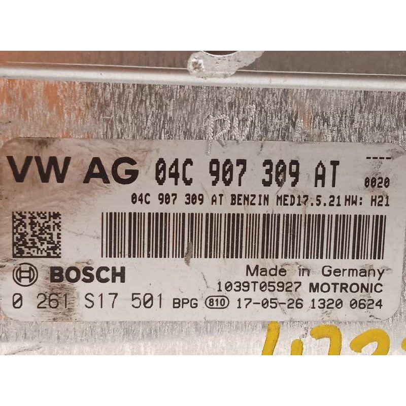 Recambio de centralita motor uce para seat ibiza (kj1) style referencia OEM IAM 04C907309AT  0261S17501